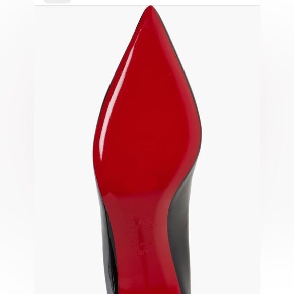 Christian Louboutin Dust Bag So Kate Black Patent Leather Pointed Toe 11 $895 - Picture 4 of 16